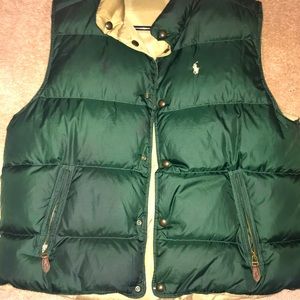 Olive green Polo Vest
